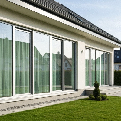 Modern home with clear, well-maintained windows showcasing energy efficiency