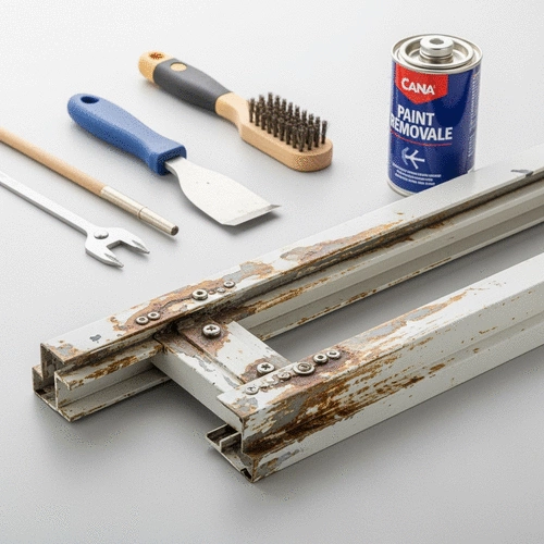 How to Remove Old Paint and Corrosion from Aluminium Window Frames: A Step-by-Step Tutorial