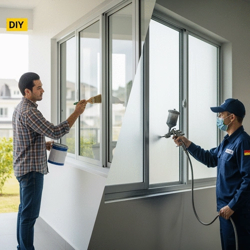 DIY vs Professional: Costs, Quality, and When to Hire a Painter for Aluminium Windows